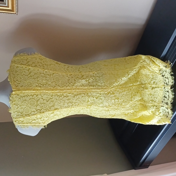 H&M Yellow Lace dress Size S - Picture 5 of 15